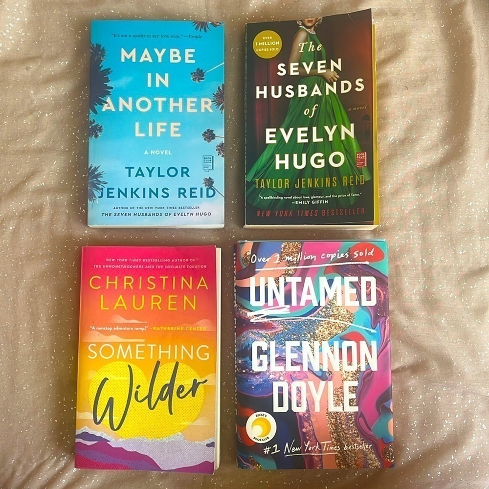 Book Lot Taylor Jenkins Reid Something Wilder Christina Lauren Romance Untamed